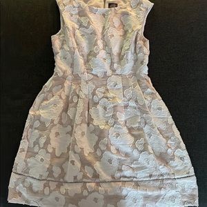 Vince camuto size 10 white nude dress special occasion wedding rehearsal